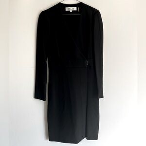 Black Blazer dress. Diane Von Furstenberg.